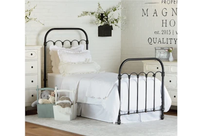 Magnolia Home Colonnade Twin Metal, Twin Metal Panel Bed