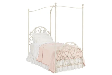 Magnolia Home Garden Gate Twin Canopy Bed By Joanna Gaines
