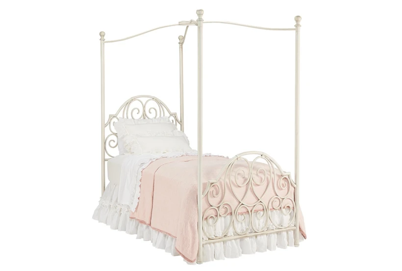 Magnolia Home Garden Gate Twin Canopy Bed By Joanna Gaines - 360