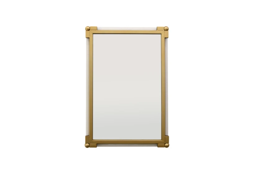 Gold And Lucite Wall Mirror - 360