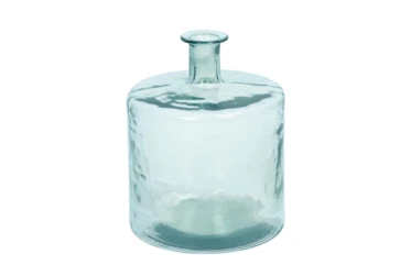 17 Inch Square Clear Glass Jug
