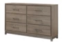 Hendricks Grey 6-Drawer Dresser - Signature
