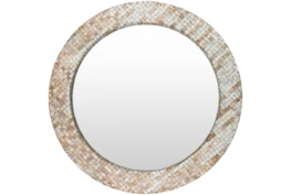 Mirror-Round Pearl Inlay 31X31