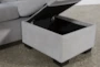 Mackenzie Silverpine 80" Queen Plus Sofa Sleeper with Reversible Storage Chaise - Storage