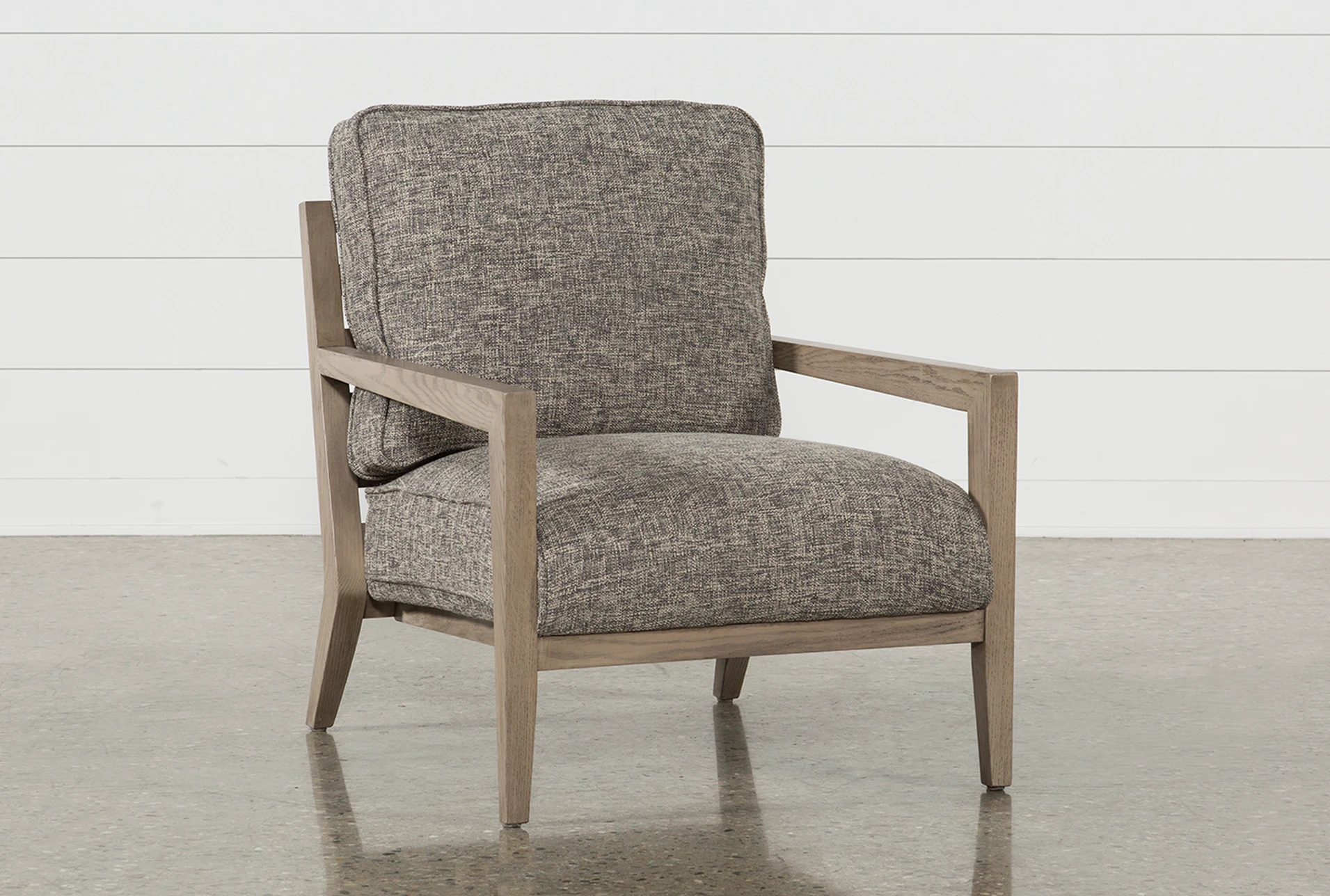 light grey living room accent chair