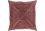 Accent Pillow-Cotton Velvet Box Pleat Sienna 20X20 - Signature