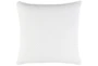 Accent Pillow-Woven Leather White 20X20 - Signature