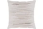 Accent Pillow-Hide Stripes Ivory And Grey 20X20 - Signature