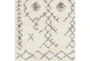 2'6"x7'3" Rug-Native Tassel Shag Charcoal & Beige - Detail
