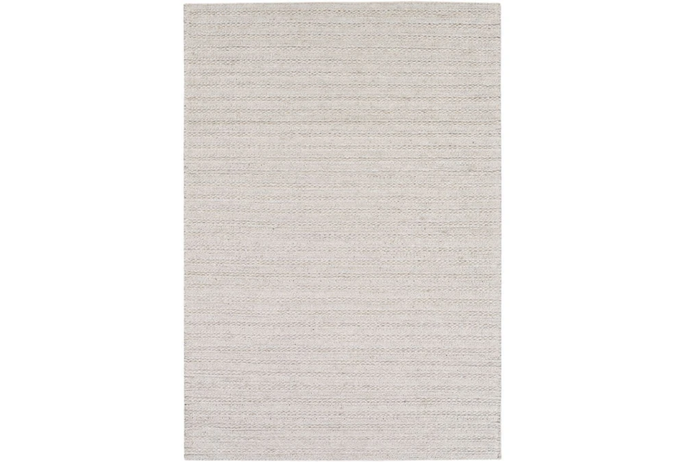 5'x7'5" Rug-Braided Wool Blend Grey