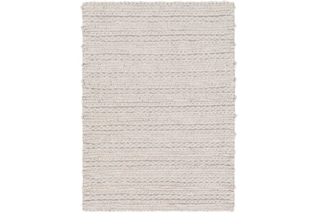 6'x9' Rug-Braided Wool Blend Grey