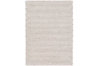 8'x10' Rug-Braided Wool Blend Grey