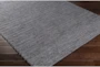 2'x3' Rug-Braided Wool Blend Charcoal - Detail
