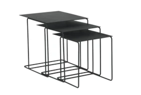 Magnolia Home Traverse Carbon Metal Nesting End Tables By Joanna Gaines