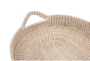 Set Of 2 Round Seagrass Tray - Detail