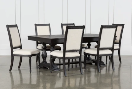 Chapleau II Extension Dining With Side Chairs Set For 6