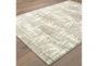 6'6"x9'5" Rug-Distressed Soft Shag Ivory/Taupe - Detail