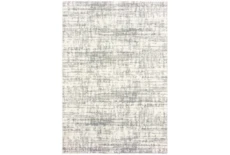 94X130 Rug-Distressed Soft Shag Ivory/Grey | Living Spaces