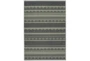3'8"x5'4" Rug-Grey/Navy Stripes - Signature