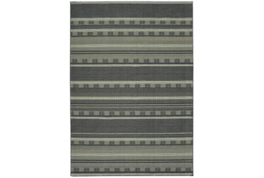 5'3"x7'5" Rug-Grey/Navy Stripes