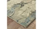 3'8"x5'4" Rug-Distressed Floral Blue/Taupe - Detail