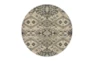 7'9" Round Rug-Lodge Grey/Ivory - Signature