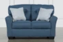 Jacoby Denim 3 Piece Living Room Set With Full Sleeper - Front