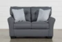 Jacoby Gunmetal 3 Piece Living Room Set - Front