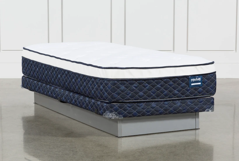 Revive Series 6 Twin Extra Long Mattress With Low Profile Foundation - 360
