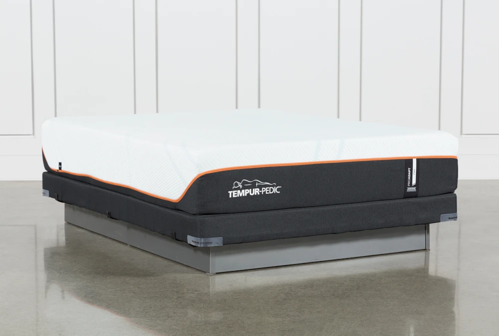 Tempur-Pro Adapt Firm Queen Mattress And Low Profile Foundation