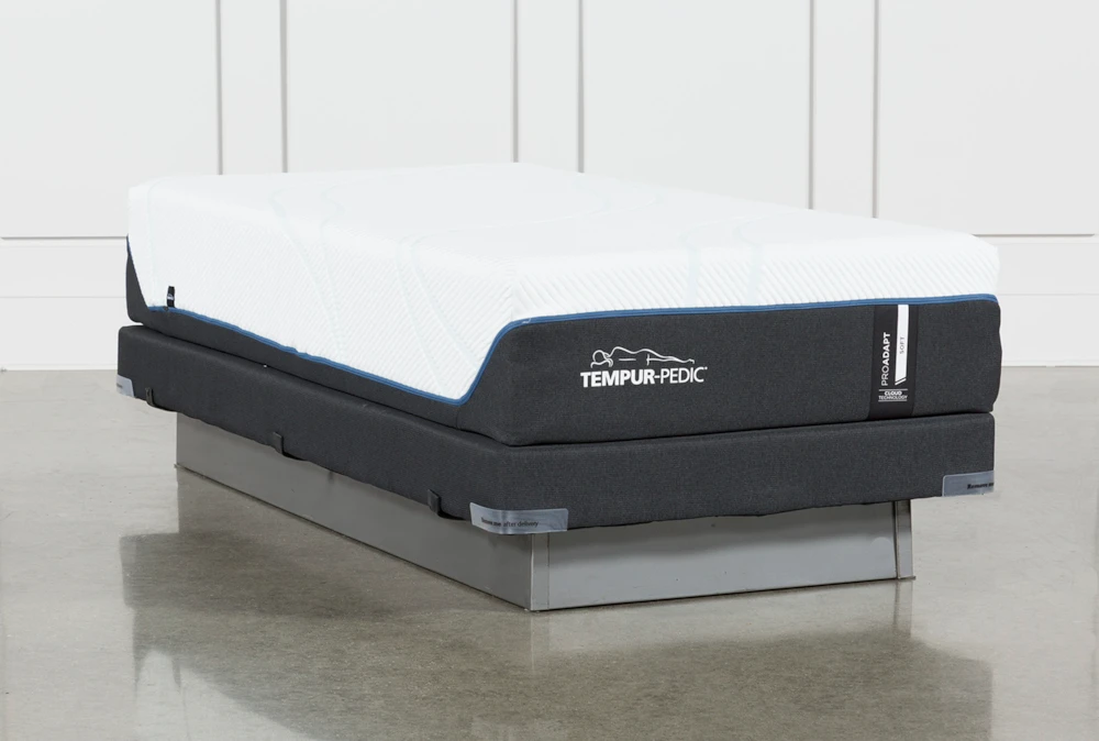 Tempur-Pro Adapt Soft Twin Extra Long Mattress And Low Profile Foundation