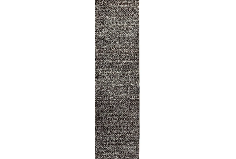 2'5"x12' Rug-Maralina Pattern Charcoal