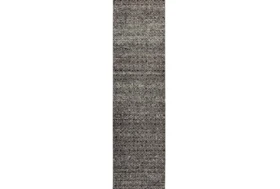 2'5"x12' Rug-Maralina Pattern Charcoal