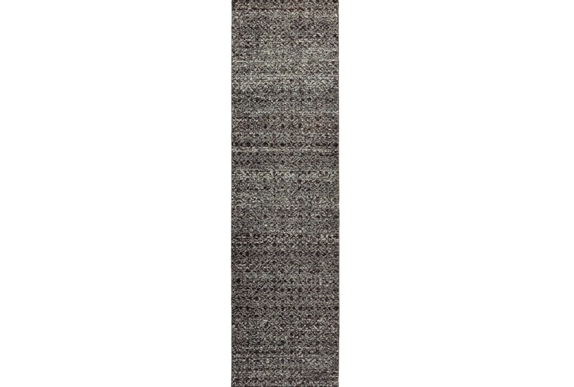 2'5"x12' Rug-Maralina Pattern Charcoal - 360