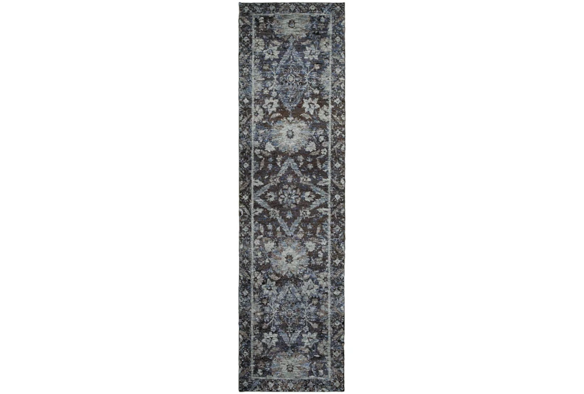 2'5"x12' Rug-Ines Moroccan Blue - 360