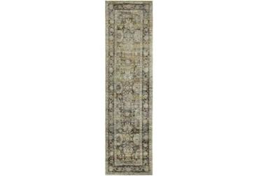 2'5"x12' Rug-Mariam Moroccan Olive