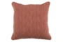 22X22 Terracotta Heritage Linen Throw Pillow - Signature