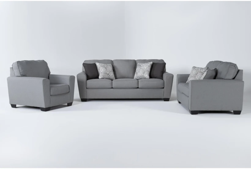 Mcdade Ash 3 Piece Living Room Set - 360