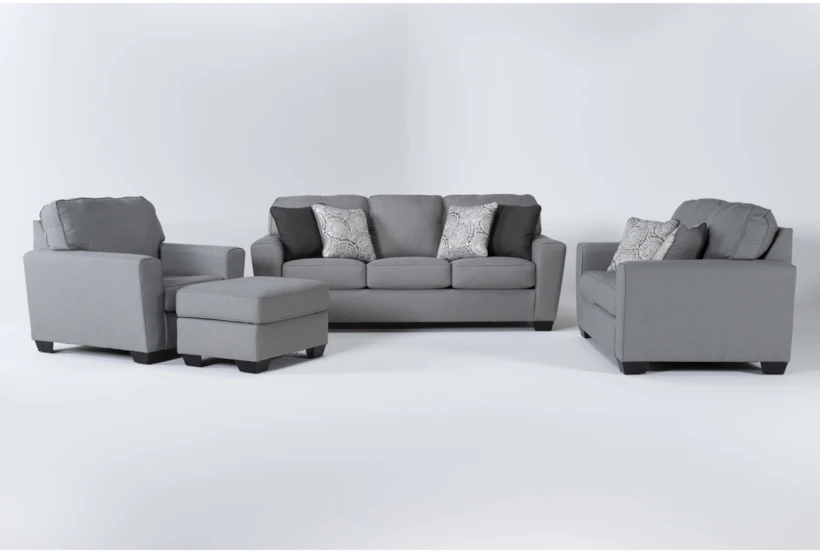 Mcdade Ash 4 Piece Living Room Set - 360