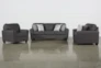 Mcdade Graphite 3 Piece Living Room Set - Signature