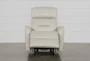 Cici Pearl Leather Power Rocker Recliner with Power Headrest & USB - Detail