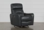 Cici Grey Leather Power Rocker Recliner with Power Headrest & USB - Signature