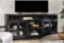 Oxford 84 Inch TV Stand With Glass Doors - Room