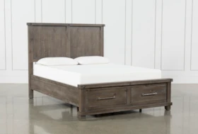 Jaxon Grey Full Storage Bed
