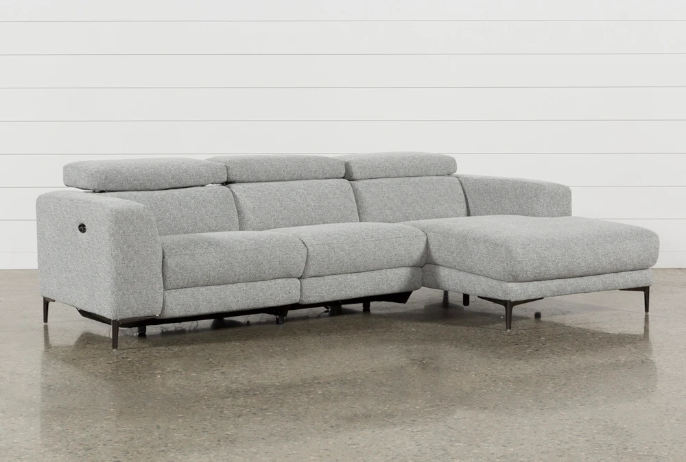 Maddie Grey 2 Piece 109" Sectional With Right Arm Facing Chaise