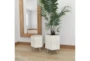 17 Inch Grey Planter Set Of 2 - Room