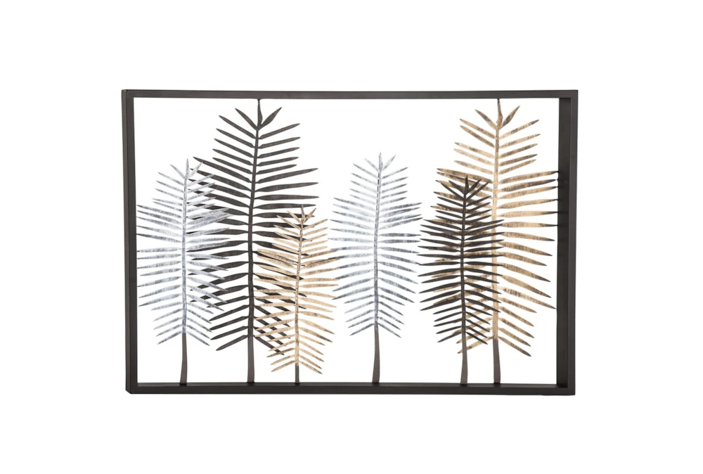 Youth-Large Feather Metal Wall Decor