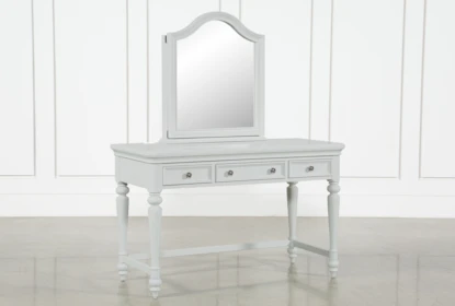 Julia Desk Vanity Mirror Living Spaces, Writing Desk Into Vanity