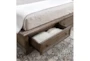 Chapman Queen Wood & Upholstered Sleigh Bed With Storage - Room
