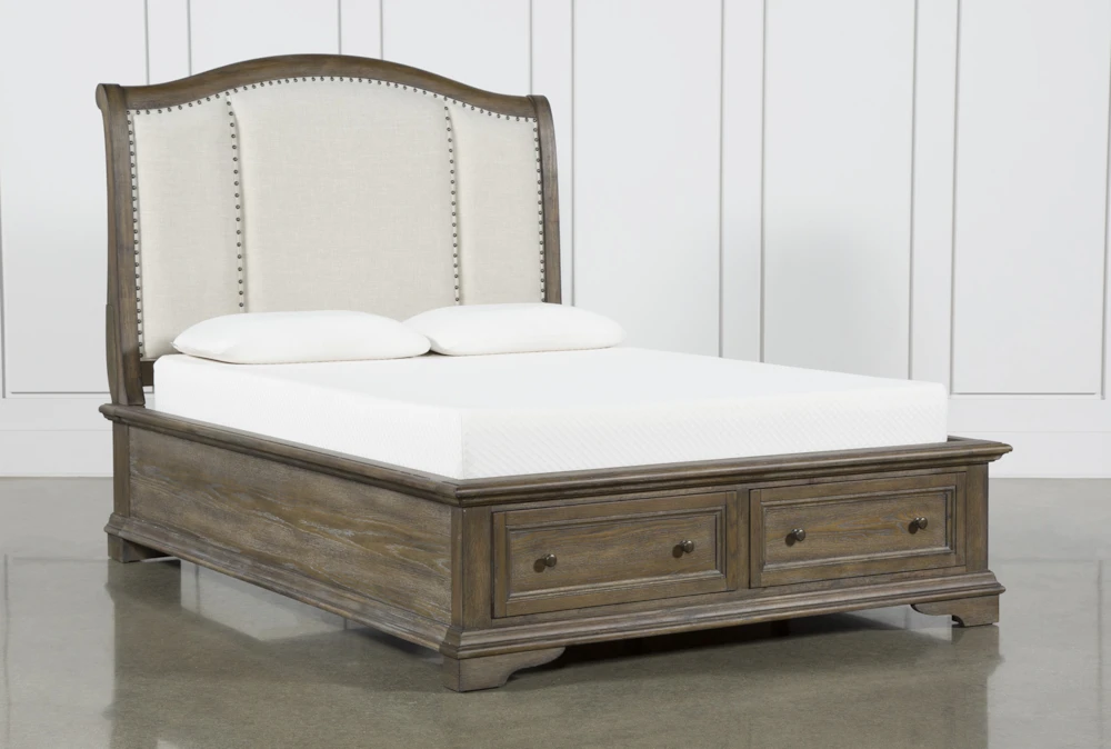 Chapman Queen Sleigh Bed With Storage